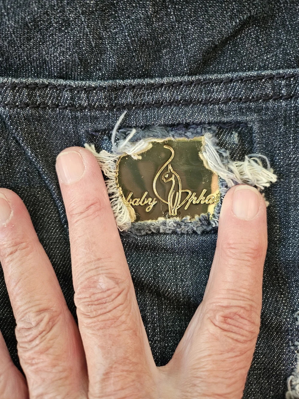 Baby Phat -Glam Studio Skinny Distressed Jeans-  Size 11 - Picture 10 of 10